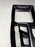 18-21 BMW F97 X3 M G01 X3 Competition Center Console Trim Cover Carbon Fiber OEM