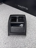 19-26 BMW G20 330 G80 M3 REAR CENTER CONSOLE AC VENT DUCT TRIM COVER PANEL BLACK
