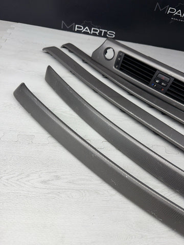 09-13 OEM BMW E92 E93 335is Dash Glacier Silver Aluminum Interior Trim Set