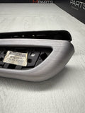 01-06 BMW E46 M3 Convertible Rear Armrest Armrests Black Silver Genuine 7585278