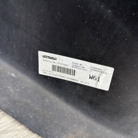 (PICKUP ONLY) REAR BUMPER W/ PDC SENSORS 08-13 BMW E92 E93 M3 51127899833 OEM