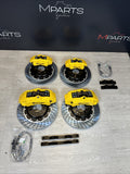 NEW 01-06 BMW E46 M3 BREMBO Big Brake Kit Yellow Calipers Rotors Set Plug Play