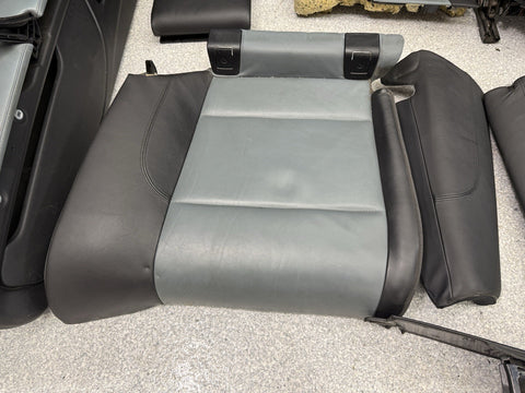 08-13 BMW E93 M3 Convertible Complete Interior Seats Black Silverstone Novillo