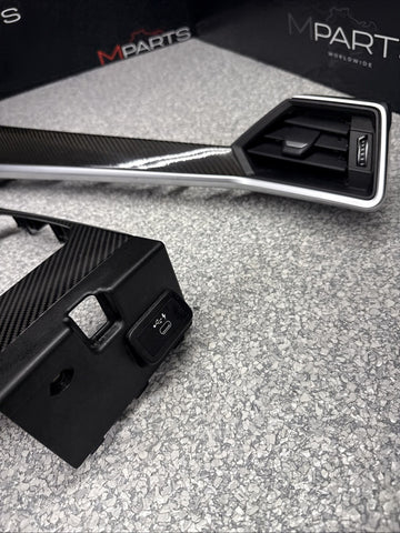 2025-2026 BMW G80 M3 Front Interior Carbon Fiber Trim Panel Set