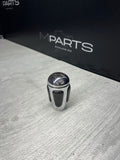 2004-2006 BMW E46 M3 SMG GEAR SHIFT KNOB NAPPA LEATHER CHROME OEM