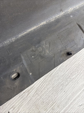 BMW E92 M3 08-13 Side Skirt Left Driver Side Genuine OEM Jet Black