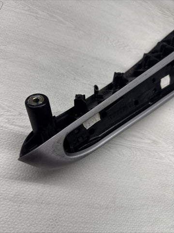 01-06 BMW E46 M3 Brushed Aluminum/Black Door Trim Armrest Front Left Driver