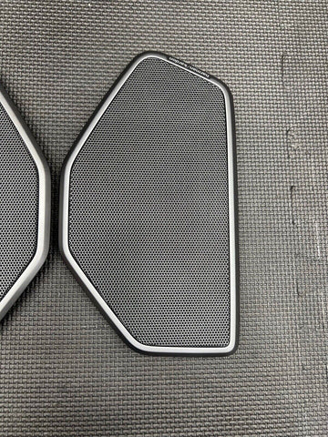 21-22 BMW G80 G82 G83 M3 M4 OEM DASH TWEETERS SPEAKER COVERS SET 7482401