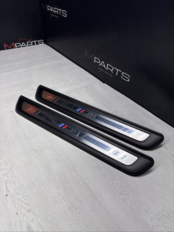 BMW 21-26 G80 M3 Front Door Sills Trims Set (2) 8075021 OEM