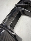 BMW G80 M3 21-26 J Style Carbon Fiber Rear Diffuser W/ LED Light *Flaw*