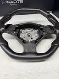 BMW 01-06 E46 M3 Manual Custom Leather Sides Flat Bottom Top Steering Wheel