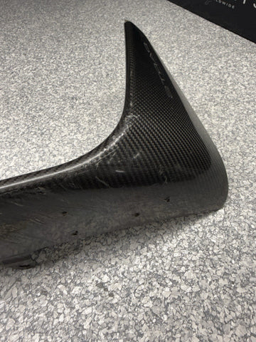 BMW 15-20 F80 F82 F83 M3 M4 Front Bumper Left Carbon Fiber Splitter Trim OEM