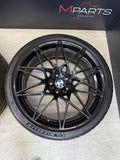 15-20 BMW F80 F82 F83 M3 M4 666M 20” OEM Wheels Rims Set Gloss Black