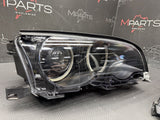 02-06 BMW E46 M3 ORIGINAL Bi Xenon Headlights Custom Halos / Blacked Out Housing