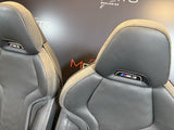 BMW 21-24 G80 M3 Sedan Seats & Panels Black Leather Powered