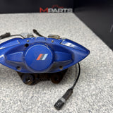 BMW 15-20 F80 F82 F83 M3 M4 Rear Brake Calipers OEM Blue