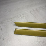BMW E46 M3 01-06 Rear Left & Right Exterior Trim Molding Set Phoenix Yellow OEM