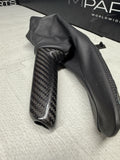 15-20 BMW F80 F82 F83 M3 M4 E BRAKE PARKING BOOT + CARBON FIBER HANDLE