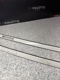 12-20 BMW F30 F80 328 335 M3 Sedan Roof Rack Rail Molding Trim Set White OEM