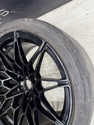 OEM / REFURBISHED 20” BMW G82 G83 G80 M3 Rear Wheel Rim 826M 20x10.5 Gloss Black