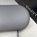 BMW E46 M3 01-06 Front Seat Headrest Head Rest Gray OEM