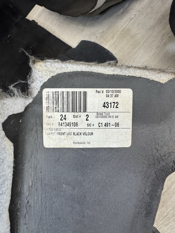 BMW Z3M Z3 M Coupe Floor Carpet Interior Black Set Front Rear OEM