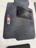 Genuine 01-06 BMW E46 M3 Convertible Carpets Floor Mats Black Front & Rear