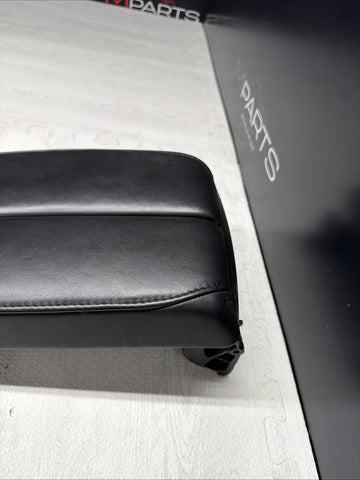 08-13 BMW E90 E92 E93 M3 Armrest Black Leather OEM