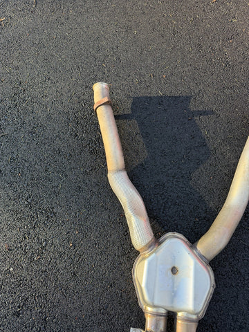 BMW E85 E86 Z4M 06-08 X Pipe Mid Section Exhaust Silencer 7836639