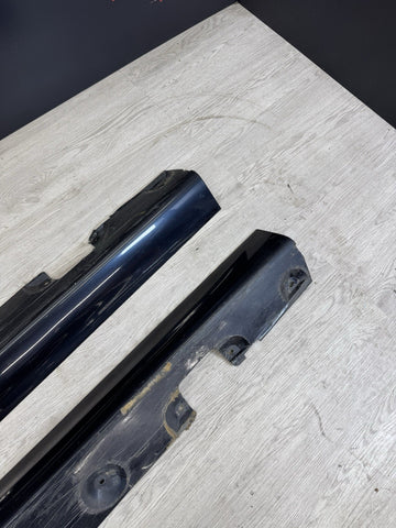 01-06 BMW E46 M3 Rocker Panel Side Skirts OEM Carbon Black *Notes*