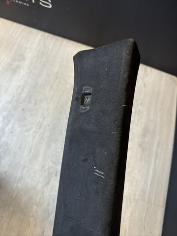 OEM 2017-2022 BMW F90 M5 G30 540 Right Black A Pillar Upper Trim Alcantara