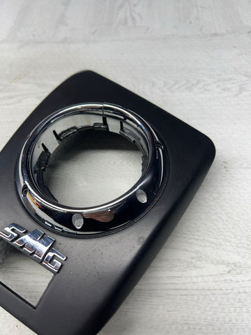 01-06 BMW E46 M3 Center Dome SMG Shift Plate Titan Shadow Grey