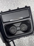15-20 BMW F80 F82 F83 M3 M4 Front Cup Holder Center Console Trim White Stitching