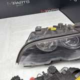 2001 BMW E46 M3 ORIGINAL Single Xenon Headlights Head Lights Corner Lights