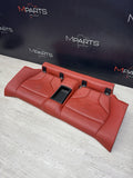 BMW F82 M4 Coupe 15-20 Rear Back Seats Cushion Sakhir Orange Leather Bench