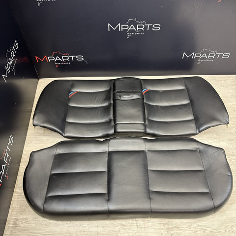 95-99 BMW E36 M3 Sedan Rear Bench + Folding Backrest Back Rest Seats Black