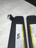 07-13 OEM BMW E88 E93 128 328 335 M3 Convertible Sun Visor Black Pair SET