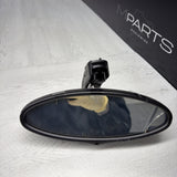 01-06 BMW E46 M3 Rearview Rear View Oval Mirror *Damage