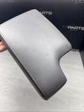 01-06 BMW E46 M3 Center Console Armrest Arm Rest Dove Grey Leather Top Only