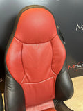 98-02 BMW Z3M Convertible Interior Front Heated Seats Imola Red / Black