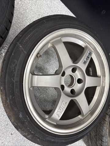 17x8.5 17x10.5 VOLK RACING TE37 WHEELS RIMS HONDA CIVIC EG EK S2000