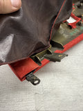 FERRARI F8 TRIBUTO RED ALCANTARA DRIVER LEFT LH LOWER DASH PANEL TRIM OEM