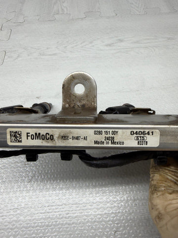 2024 Ford Mustang Engine Gas Fuel Rail with Injectors & Harness P2GE-9H487-AE