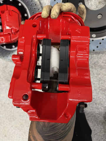 NEW 01-06 BMW E46 M3 BREMBO Big Brake Kit Red Calipers Rotors Set Plug & Play