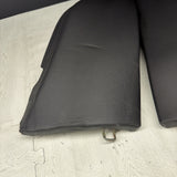 BMW F82 M4 Right Left Rear Black Merino Leather Seat Side Bolsters Pair
