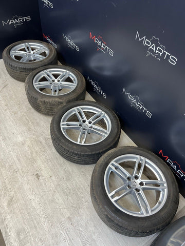 4 Staggered 19" OEM Porsche Macan Wheels Rims Tires Tpms