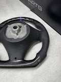 08-13 BMW E90 E92 E93 M3 OHC Carbon fiber Steering Wheel Tri Stitched Manual