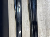 94-99 BMW E36 M3 COUPE SIDE SKIRTS ROCKER PANELS MOLDINGS COSMOS BLACK