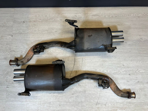00-02 BMW Z3M Roadster Exhaust Muffler Mufflers OEM Quad Tips