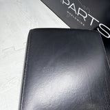 01-06 BMW E46 M3 Center Console Armrest Arm Rest Black Leather *Notes*